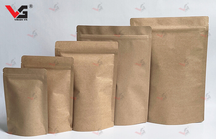 Bao bì kraft zipper được ưa chuộng để đóng gói sản phẩm