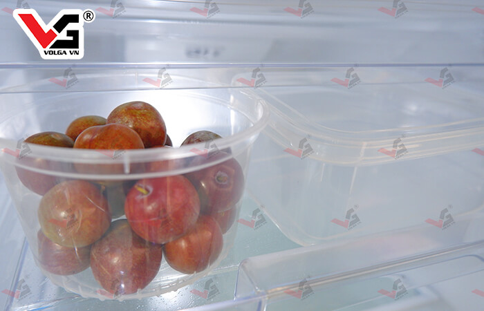 Hộp nhựa chữ nhật bảo quản tốt thức ăn trong tủ lạnh