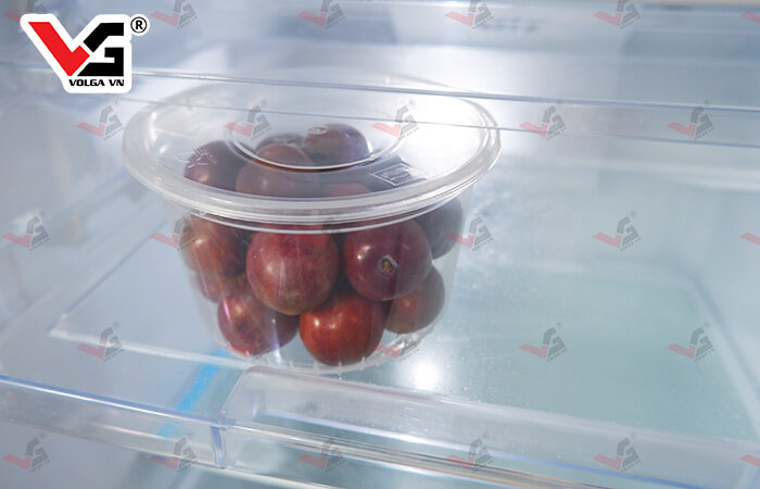 Hộp nhựa tròn 750ml bảo quản tốt thực phẩm trong tủ lạnh
