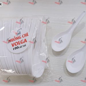 Muỗng nhựa ăn chè dùng một lần thương hiệu Volga VN - Volgaplastic