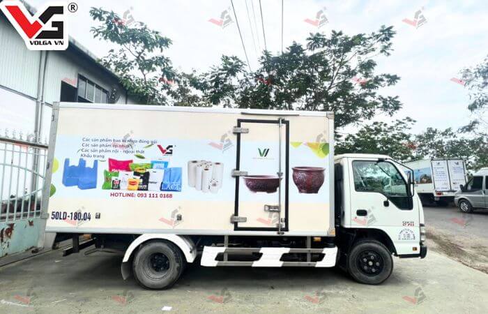 Hệ thống xe tải hỗ trợ vận chuyển toàn quốc túi trồng cây